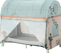 Hauck Bettzelt »Travel Bed Cover, Plants« Ergänzung für hauck Reisebetten (120 x 60 cm) mit seitlicher Öffnung