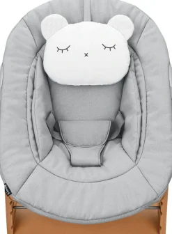 Hauck Hochstuhl »Alpha Newborn Pre, Nature Grey« () mit Newborn Aufsatz