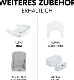 Hauck Hochstuhl »Beta+« () mit Holzrädern