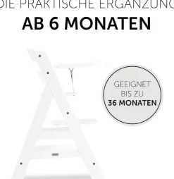 Hauck Hochstuhltablett »Alpha Wooden Tray Essbrett, white« für Hochstühle Alpha+ und Alpha+ Select