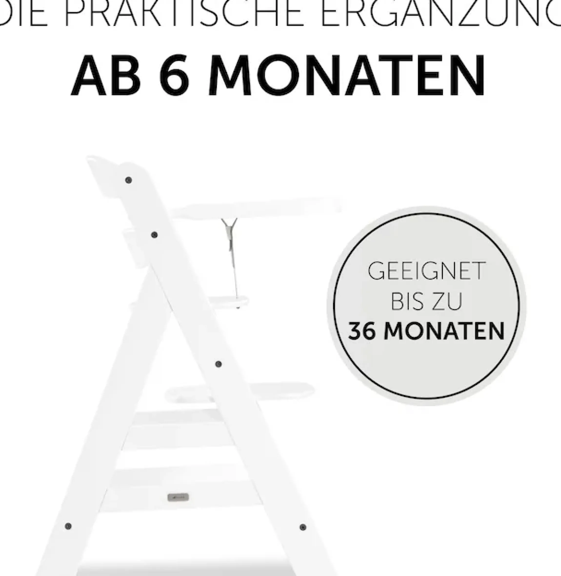 Hauck Hochstuhltablett »Alpha Wooden Tray Essbrett, white« für Hochstühle Alpha+ und Alpha+ Select