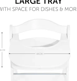 Hauck Hochstuhltablett »Alpha Click Tray, weiß« für Hauck Hochstuhl Alpha+