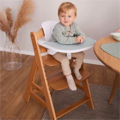 Hauck Hochstuhltablett »Alpha Click Tray, Black« aus recyceltem Material