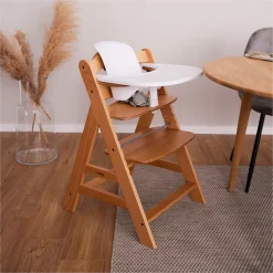 Hauck Hochstuhltablett »Alpha Click Tray, Black« aus recyceltem Material