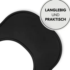 Hauck Hochstuhltablett »Alpha Click Tray, Black« aus recyceltem Material