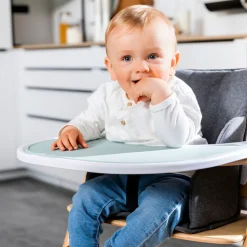 Hauck Hochstuhltablett »Arketa Click Tray, White« aus recyceltem Material
