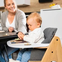Hauck Hochstuhltablett »Arketa Click Tray, White« aus recyceltem Material