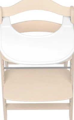 Hauck Hochstuhltablett »Arketa Click Tray, White« aus recyceltem Material