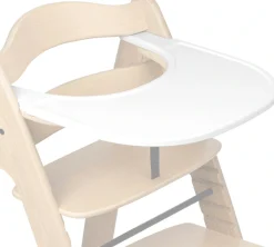 Hauck Hochstuhltablett »Arketa Click Tray, White« aus recyceltem Material