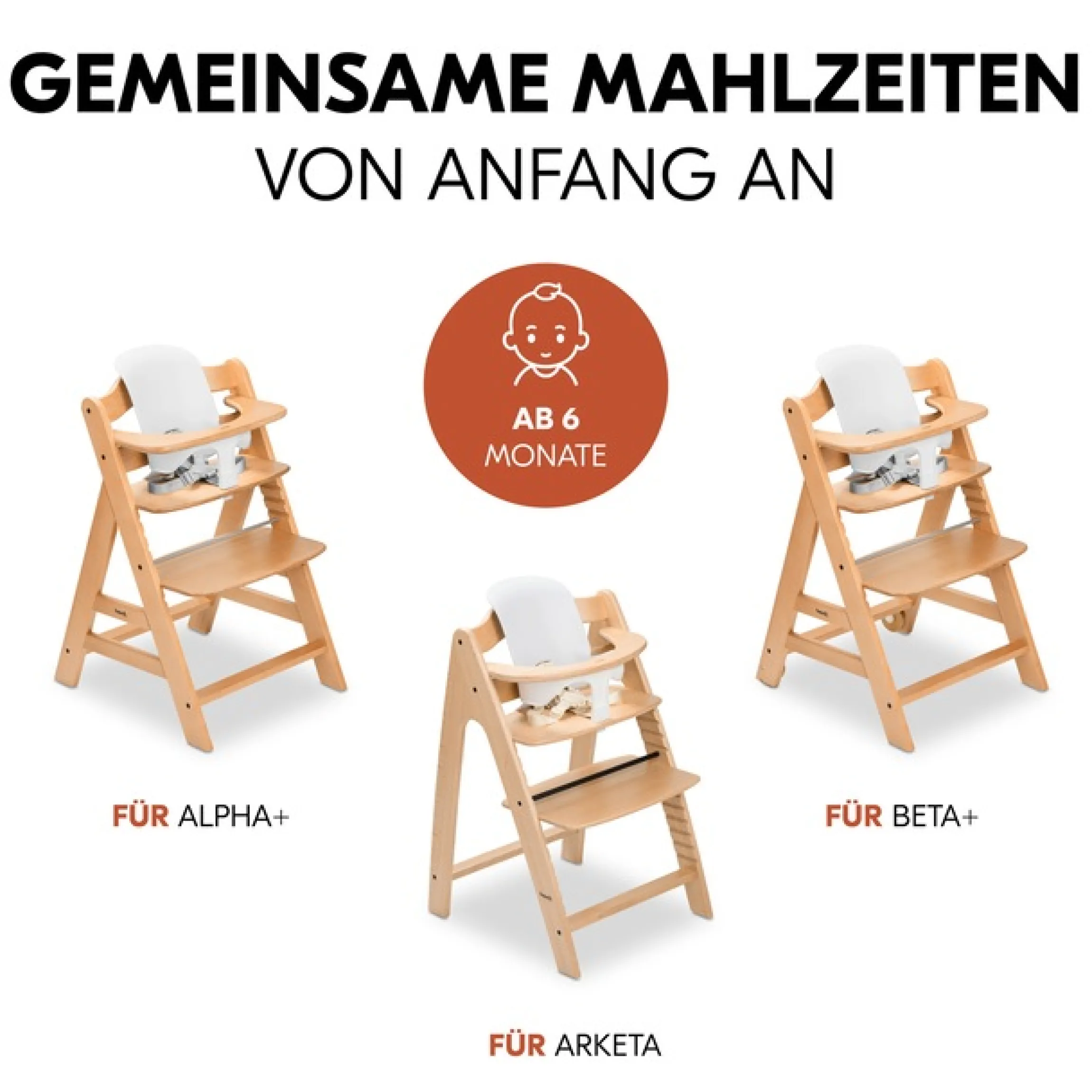 Hauck Sitzverkleinerer »Babysitz« für Hochstuhl »Alpha+«, »Beta+« und »Arketa«