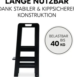Hauck Stehhilfe »Lernturm Learn N Explore, Black« ()
