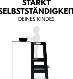 Hauck Stehhilfe »Lernturm Learn N Explore, Black« ()