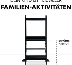 Hauck Stehhilfe »Lernturm Learn N Explore, Black« ()