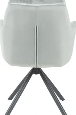 HELA Armlehnstuhl »PARMA« (Set) 2 Stk.2er Pack, 360° drehbar, 4-Fuß, Kissenoptik, Samtvelour, Armlehnen