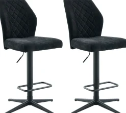 HELA Barhocker »BABSI« Set, 2 Stk. tlg. 360° drehbar, höhenverstellbar mit Gasdruckfeder, Sternfuß