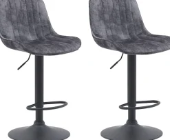 HELA Barhocker »SABINE« Set,drehbar,höhenverstellbar mit Gasdruckfeder,Vintage-Optik