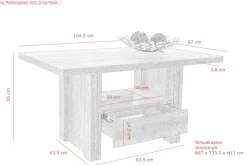 HELA Couchtisch mit Schublade