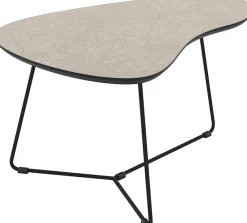 HELA Couchtisch »PISA« Set, 2 Stk. tlg. 2er Set, Platten in Nierenform, gefräst, Schweizer Kante
