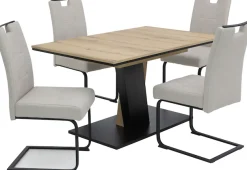 HELA Essgruppe »BEKE« Set, 5 Stk. tlg. Mit Synchronauszug, Freischwinger XL Sitzbreite, Federkorb, Griff