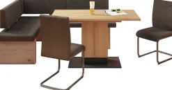 HELA Essgruppe »BERKEL« 4 Stk. tlg. Synchronauszug;Säulentisch;beidseitig montierbar;Schwinger
