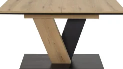 HELA Essgruppe »EMS Tisch 140-180x90 cm ausziehbar, Esstisch inkl. 4 Stühle« Set, 5tlg. Set, Esstisch plus 4 Esszimmerstühle, 5 Stk. tlg. Ausziehtisch Freischwinger, Stuhl mit Federkern, Bestseller