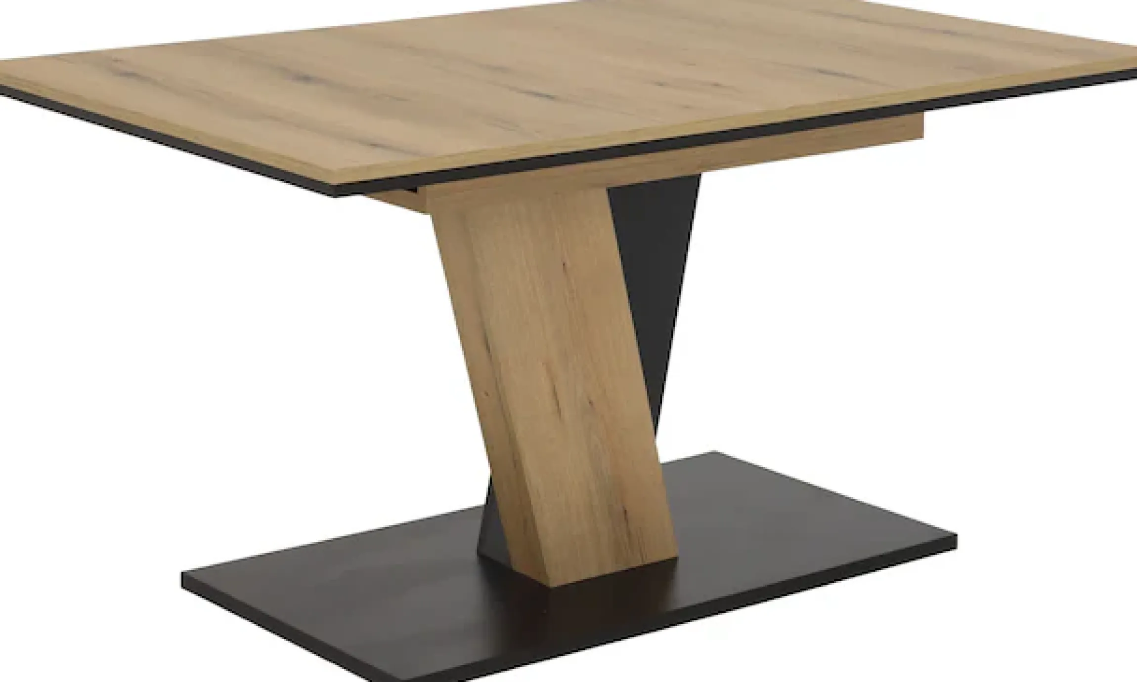 HELA Essgruppe »EMS Tisch 140-180x90 cm ausziehbar, Esstisch inkl. 4 Stühle« Set, 5tlg. Set, Esstisch plus 4 Esszimmerstühle, 5 Stk. tlg. Ausziehtisch Freischwinger, Stuhl mit Federkern, Bestseller