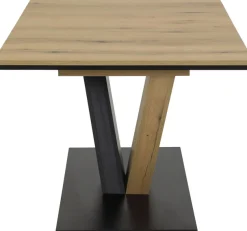 HELA Essgruppe »EMS Tisch 140-180x90 cm ausziehbar, Esstisch inkl. 4 Stühle« Set, 5tlg. Set, Esstisch plus 4 Esszimmerstühle, 5 Stk. tlg. Ausziehtisch Freischwinger, Stuhl mit Federkern, Bestseller
