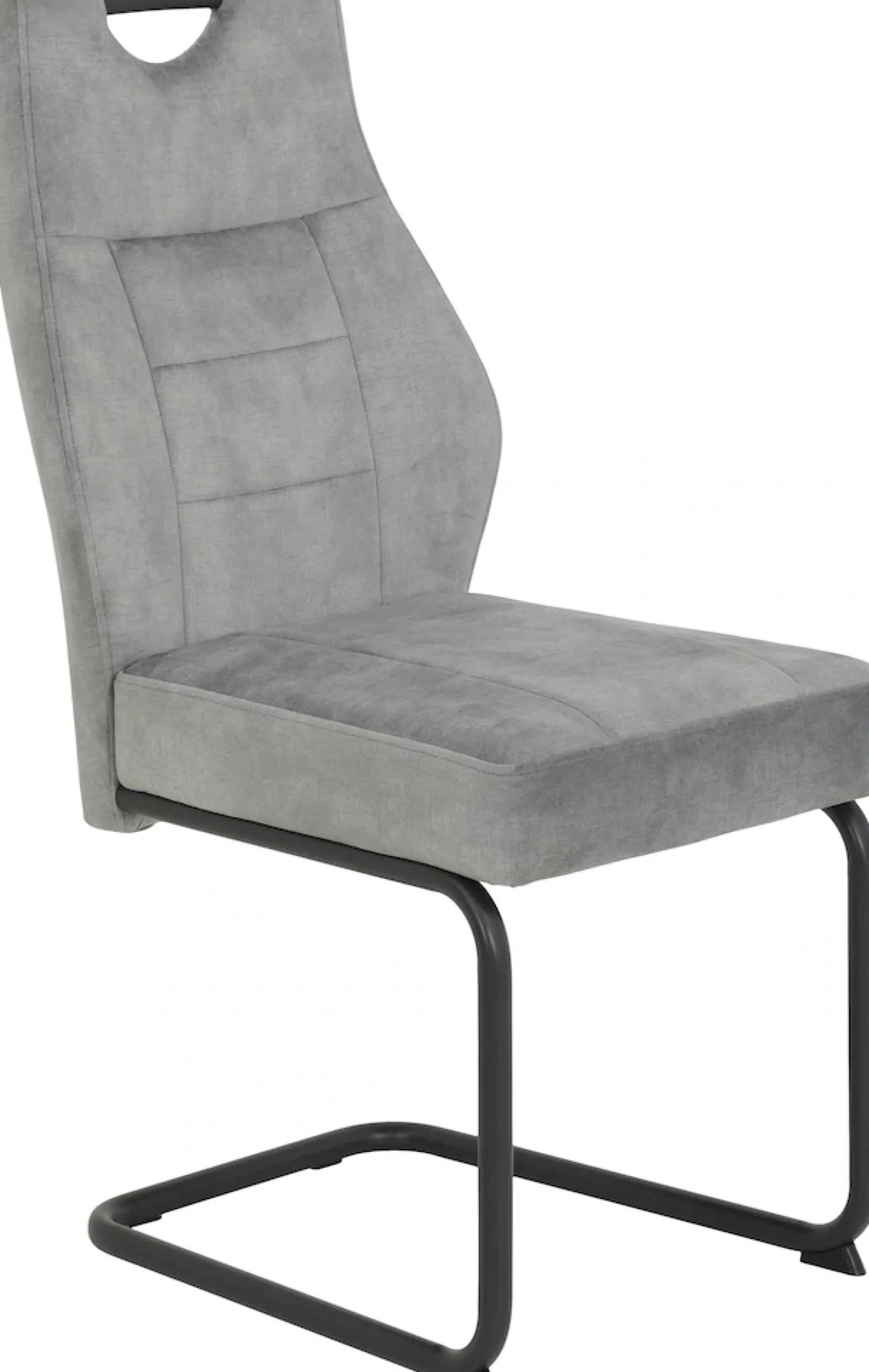 HELA Essgruppe »EMS Tisch 140-180x90 cm ausziehbar, Esstisch inkl. 4 Stühle« Set, 5tlg. Set, Esstisch plus 4 Esszimmerstühle, 5 Stk. tlg. Ausziehtisch Freischwinger, Stuhl mit Federkern, Bestseller