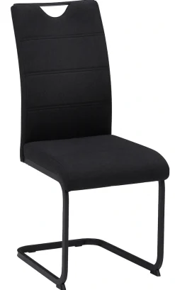 HELA Essgruppe »GISELLE Esszimmer, Essgruppe, Sitzgruppe« Set, 5er Set, Tisch plus 4 Stühle, 5 Stk. tlg. Esstisch U-Gestell Metall, Tischplatte mit Baumkante, OTTOs Choice