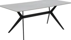 HELA Essgruppe »ISAR« Set, 5 tlg. 5tlg., Marmoroptik (glänzend), Schwingstuhl, Federkorb