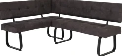 HELA Essgruppe »RUHR« 4 Stk. tlg. Kufentisch 140x90 cm, Schwingstuhl und Bank mit Federkorb, Komfortsitz