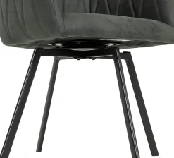 HELA Essgruppe Set, 5 Stk. tlg. Ausziehbar 160 - 200 cm, Sessel 360° drehbar