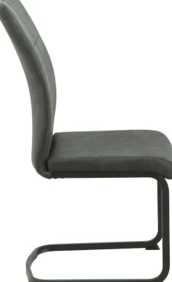 HELA Essgruppe »SPREE« 4 Stk. tlg. Esstisch 140x90 cm mit Dickkante, Microfaserbezug,