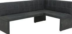 HELA Essgruppe »SPREE« 4 Stk. tlg. Esstisch 140x90 cm mit Dickkante, Microfaserbezug,