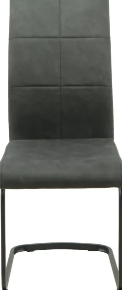HELA Essgruppe »SPREE« 4 Stk. tlg. Esstisch 140x90 cm mit Dickkante, Microfaserbezug,