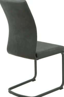 HELA Essgruppe »SPREE« 4 Stk. tlg. Esstisch 140x90 cm mit Dickkante, Microfaserbezug,