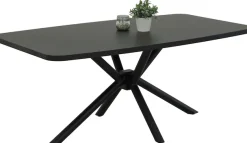 HELA Esstisch »JANA« 1 Stk. tlg. ABS-Kante, Melamin, bootsförmig, aufgedoppelt, Breite 180 cm