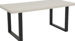 HELA Esstisch »MERAN« 1 Stk. tlg. U-Gestell,Cashmere,Azoto Matt lackiert,Metall,Spanplatte