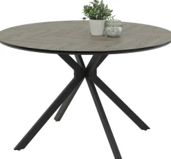 HELA Esstisch »PETRA« 1 Stk. tlg. rund, Schweizer Kante, MDF, Fischgrät Nachbildung