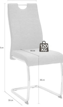 HELA Esszimmerstuhl »Alina« (Set) 2 Stk.2 oder 4 Stück, Schwingstuhl