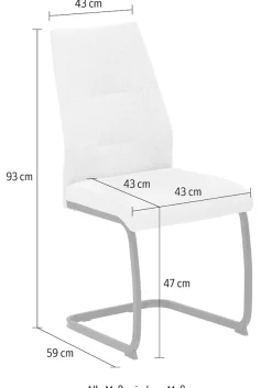HELA Freischwinger »Ariana, Esszimmerstuhl« (Set) 2 Stk.Zertifizierter