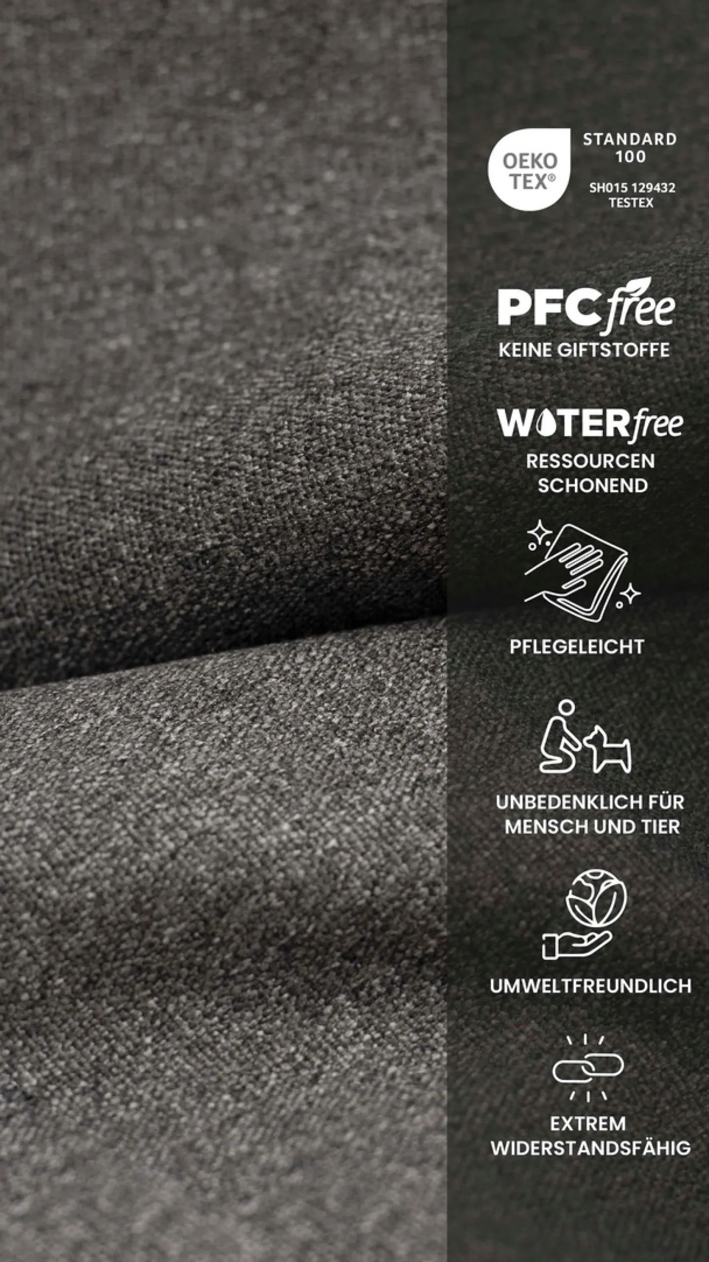 HELA Freischwinger »BRINDISI, Esszimmerstuhl« (Set) 2 Stk.XL-Sitz,Federkorb,140kg belastbar,Zertifizierter "Waterfree" Stoff