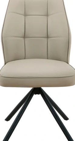 HELA 4-Fußstuhl »BRAGA« () 1 Stk.XL Sitzbreite, 360° drehbar mit Auto-Return, Echtleder