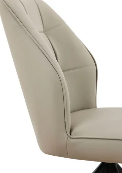 HELA 4-Fußstuhl »BRAGA« () 1 Stk.XL Sitzbreite, 360° drehbar mit Auto-Return, Echtleder
