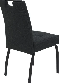 HELA 4-Fußstuhl »LINZ, Esszimmerstuhl, Komfortstuhl« (Set) 2 Stk.XL-Sitz,elegante Griffleiste,Komfortsitz mit Federkern,140kg belastbar