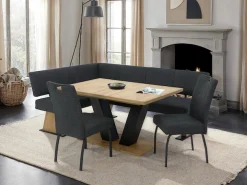 HELA 4-Fußstuhl »LINZ, Esszimmerstuhl, Komfortstuhl« (Set) 2 Stk.XL-Sitz,elegante Griffleiste,Komfortsitz mit Federkern,140kg belastbar
