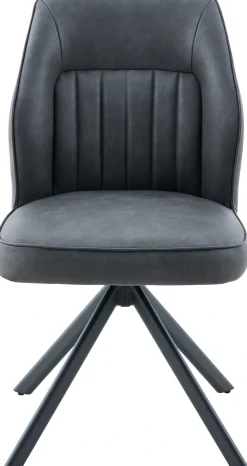 HELA 4-Fußstuhl »PRIZZI« (Set) 1 Stk.4-Fuß, 360° drehbar, Gestell oval, gepolstert, Lederoptik