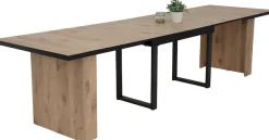 HELA Kulissen-Esstisch »ANNI« Esstisch, 4-Stufiger Auszug, bis zu 320cm Breite,
