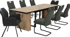 HELA Kulissen-Esstisch »ANNI« Esstisch, 4-Stufiger Auszug, bis zu 320cm Breite,