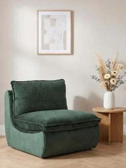 HELA Loungesessel »RHODOS« 1 Stk. tlg. Sessel;gepolstert;aufgesetztes Kissen;Microfaser;Breitcord